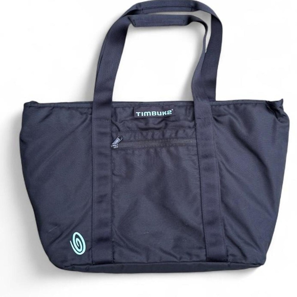 Timbuk2 Tote Bag Padded Laptop Sleeve Navy Blue Black Travel Work Utility Bag